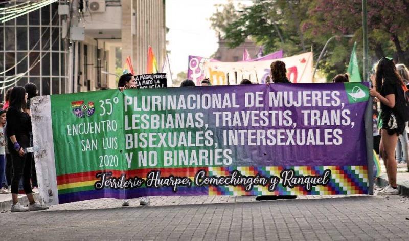 SAN LUIS SE LLENA DE FEMINISMO PLURINACIONAL Y DISIDENTE
